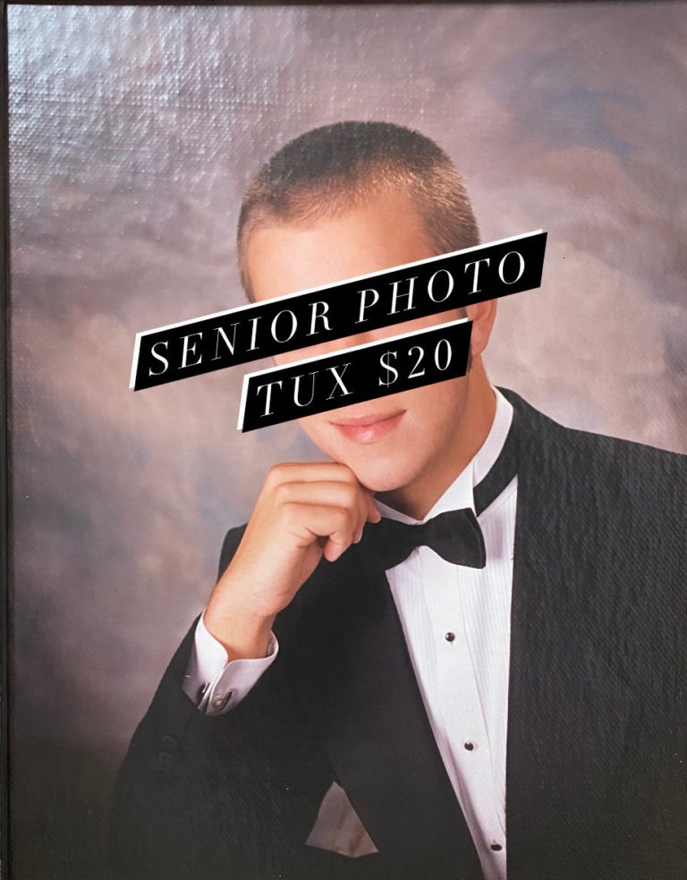 Senior Photo Package : Classic Tuxedos & Suits